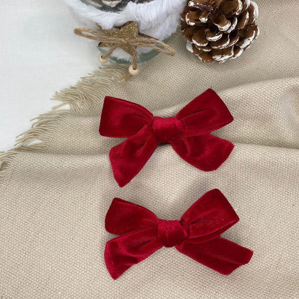 Kit Doppio: Fiocchi Adorabili Rosso