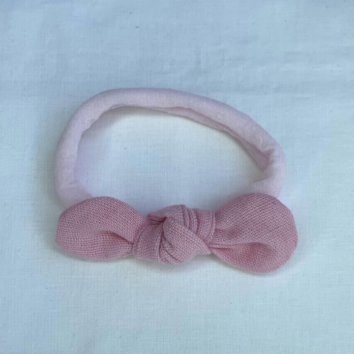 Fascetta a Nodo Rosa - Fiocchi da Principessa