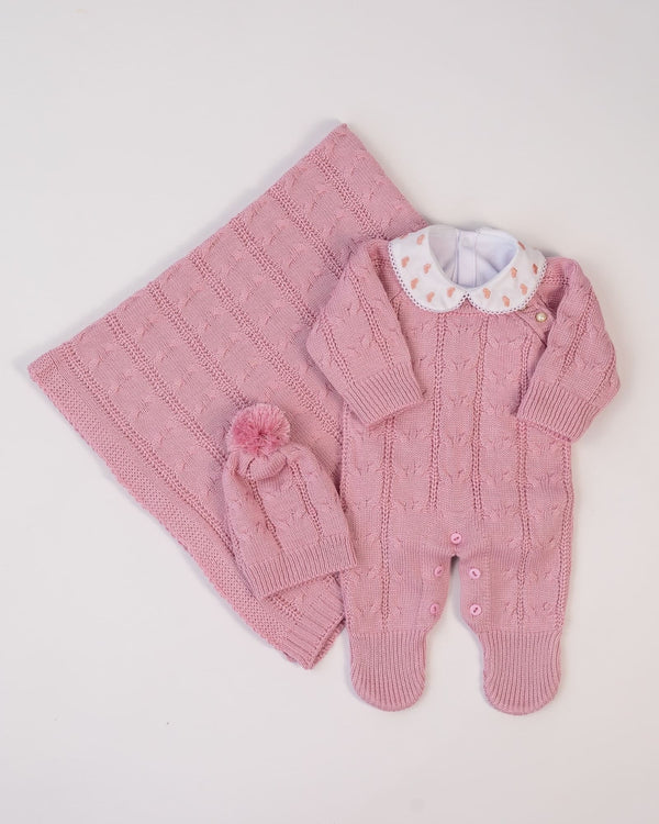 Corredino Nascita Rosa Baby 4 pezzi